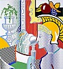 Lichtenstein - 1997 - Collage for Interior with Ajax.JPG